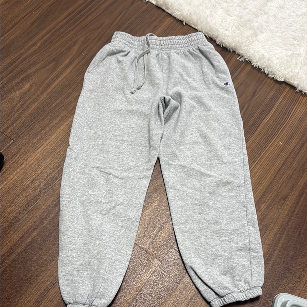 Champion Gray Sweatpants Relaxed Fit Joggers